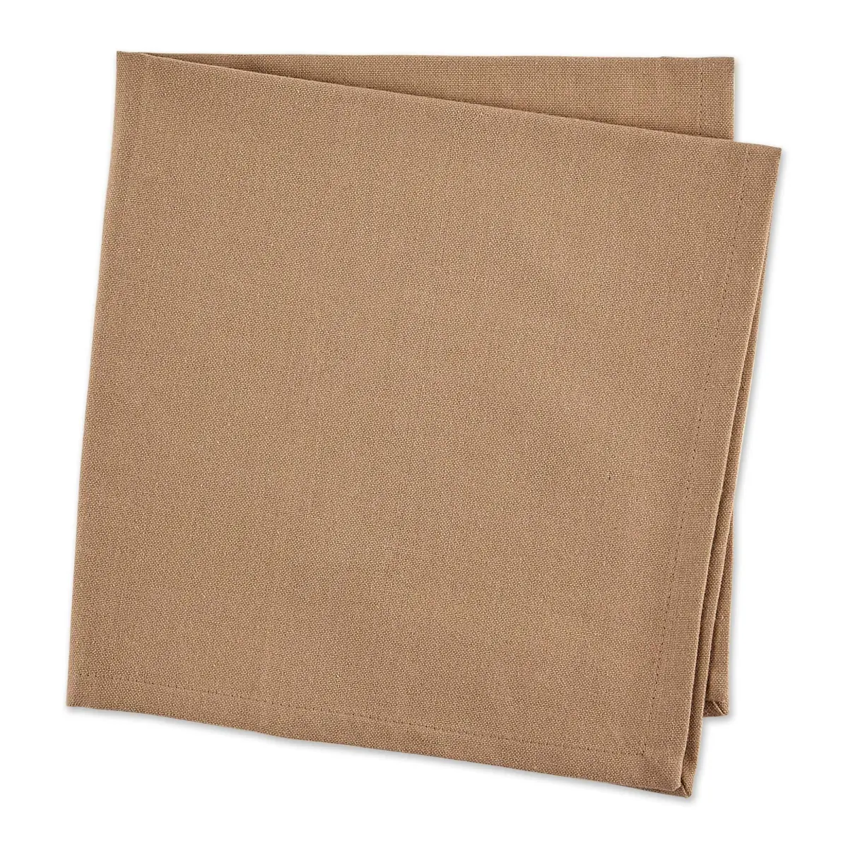 DII Solid Cotton Napkin Set 50.8cm x 50.8cm (20"x20") | Pack of 6 Stone Color - view 2