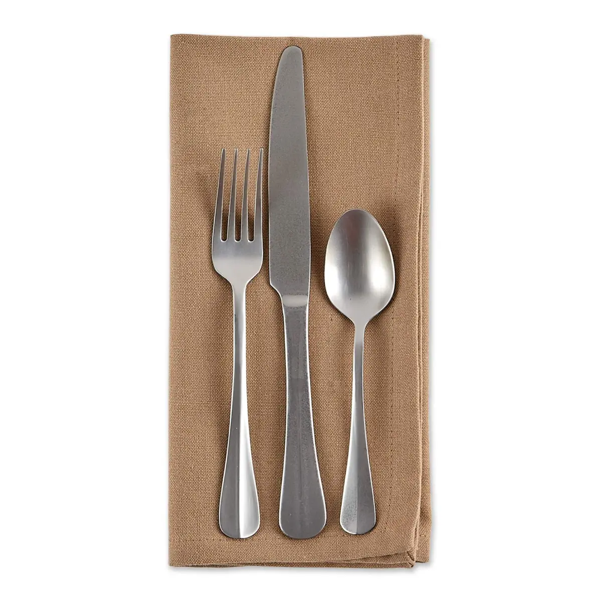 DII Solid Cotton Napkin Set 50.8cm x 50.8cm (20"x20") | Pack of 6 Stone Color - view 3