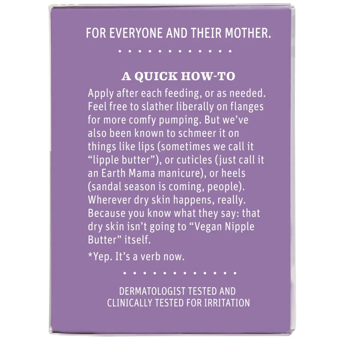 Earth Mama Vegan Nipple Butter 59ml (2 Fl Oz) | Cruelty-Free Lanolin-Free Breastfeeding Cream - view 8