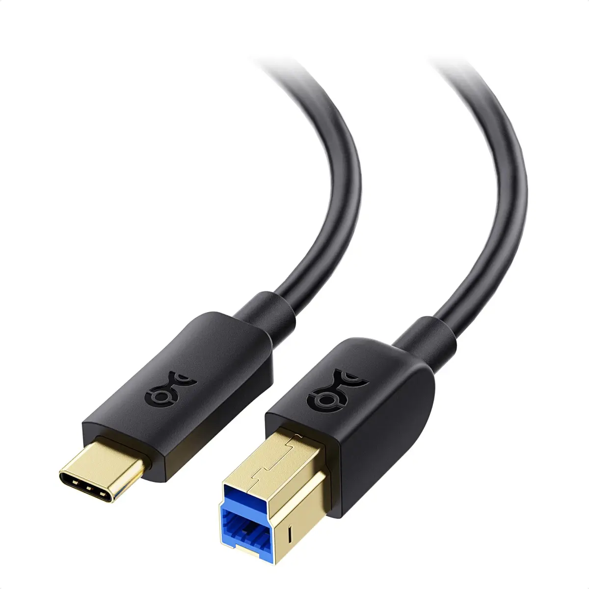Cable Matters USB C to USB B 3.0 Cable 2m (6.6ft) Black | 5Gbps Data Transfer - main product image