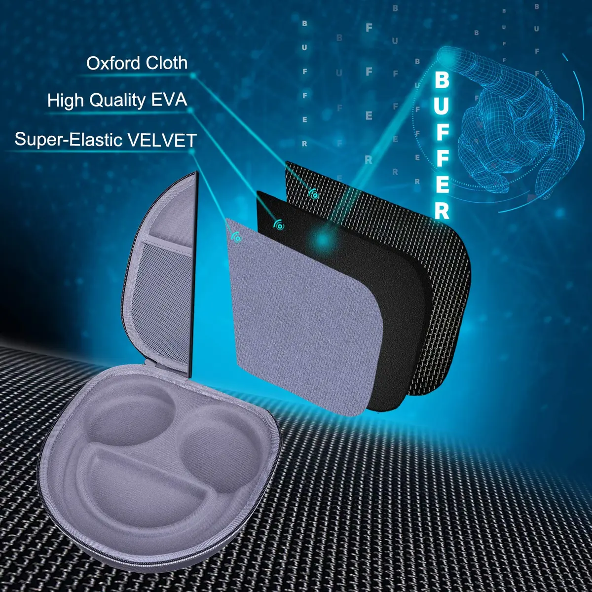 XANAD Hard Case for Sony WH-CH720N/WH-CH520N/WH-CH710N/WH-CH510 | Travel & Protection (70-120 chars) - view 5