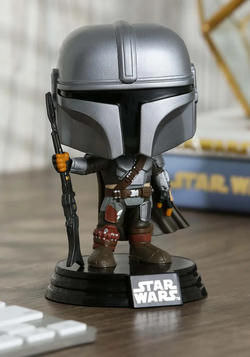 Funko POP! Star Wars: The Mandalorian - Mario (Final) - Metallic | 3.75-inch Vinyl Collectible Figurine - view 2