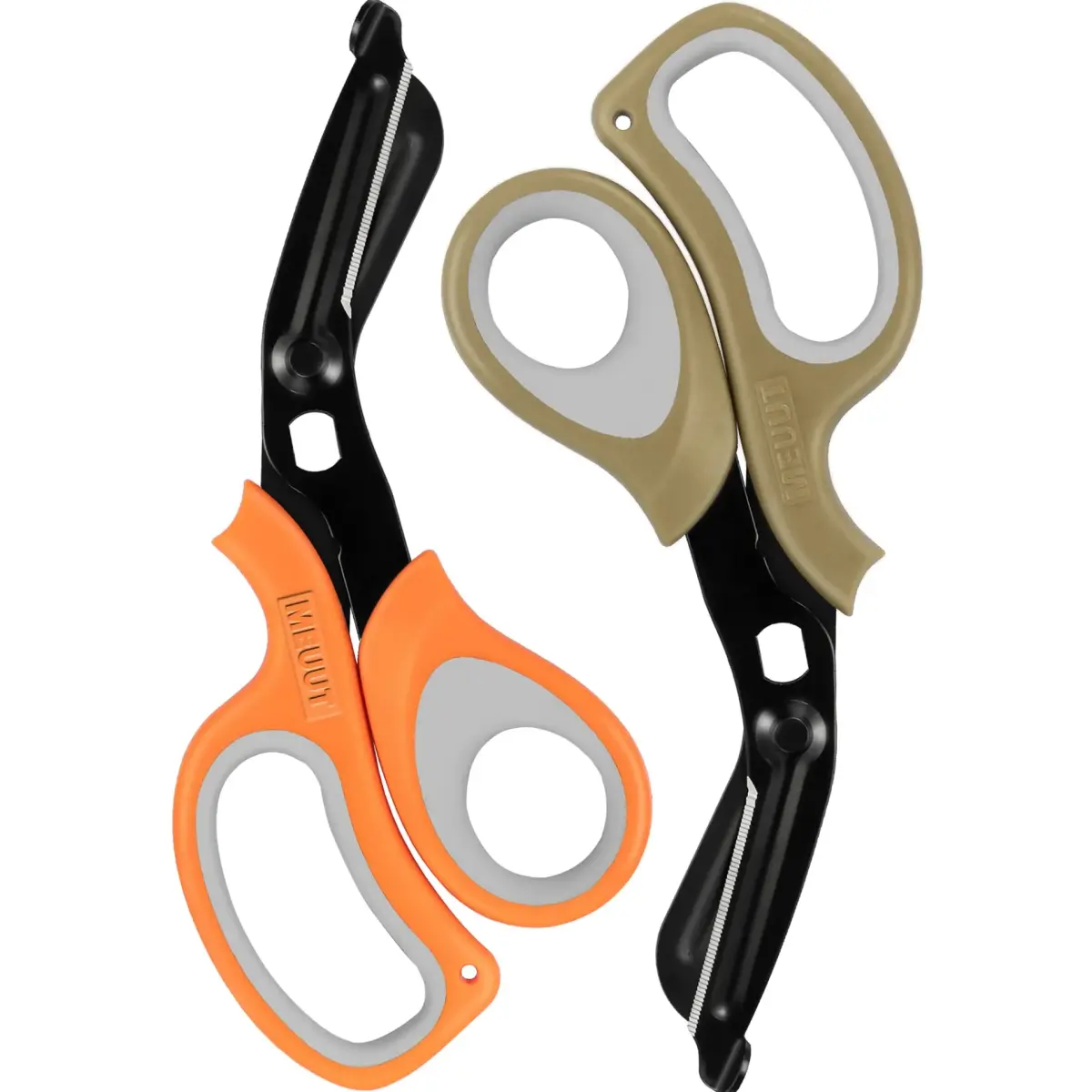 MEUUT Medical Trauma Shears (2-Pack, 7.8 Inch) | Patented Stainless Steel with Oxygen Wrench - main product image