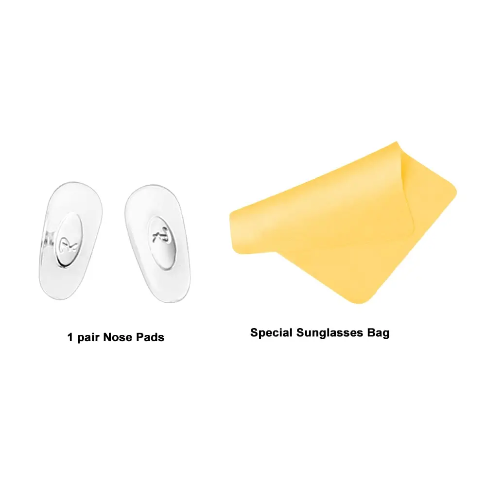 HiCycle2 Replacement Nose Pads for Ray Ban RB6335 RB3549 RB4071 Sunglasses Eyeglasses | Push-In Silicone Fit - view 5