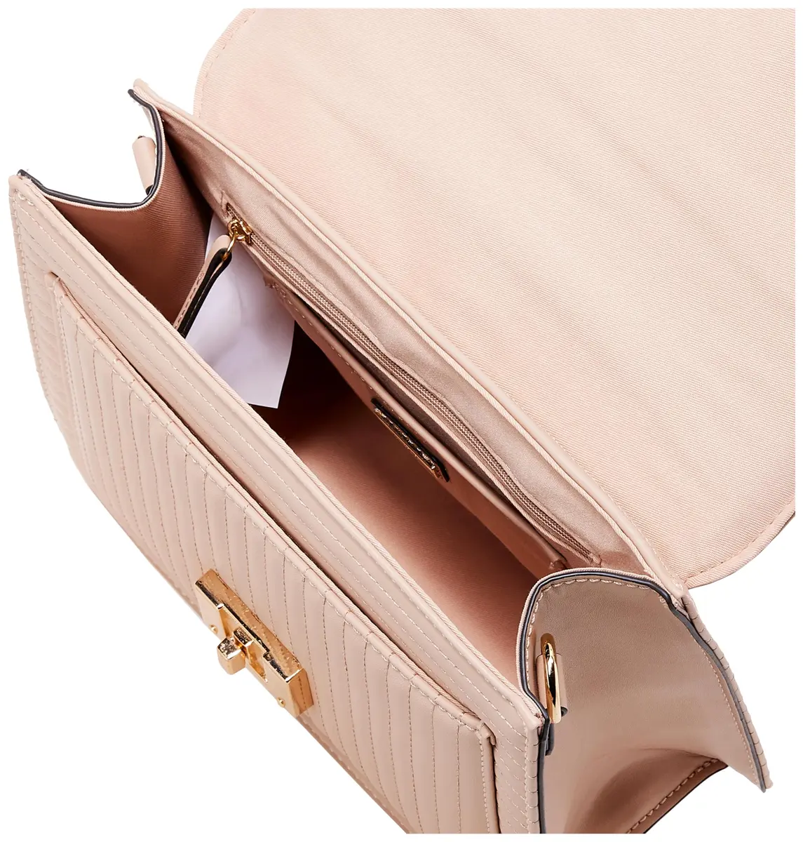 ALDO Women's Jerilini Top Handle Bag Natural Medium | Stylish Faux Leather Handbag for Daily Use - view 2