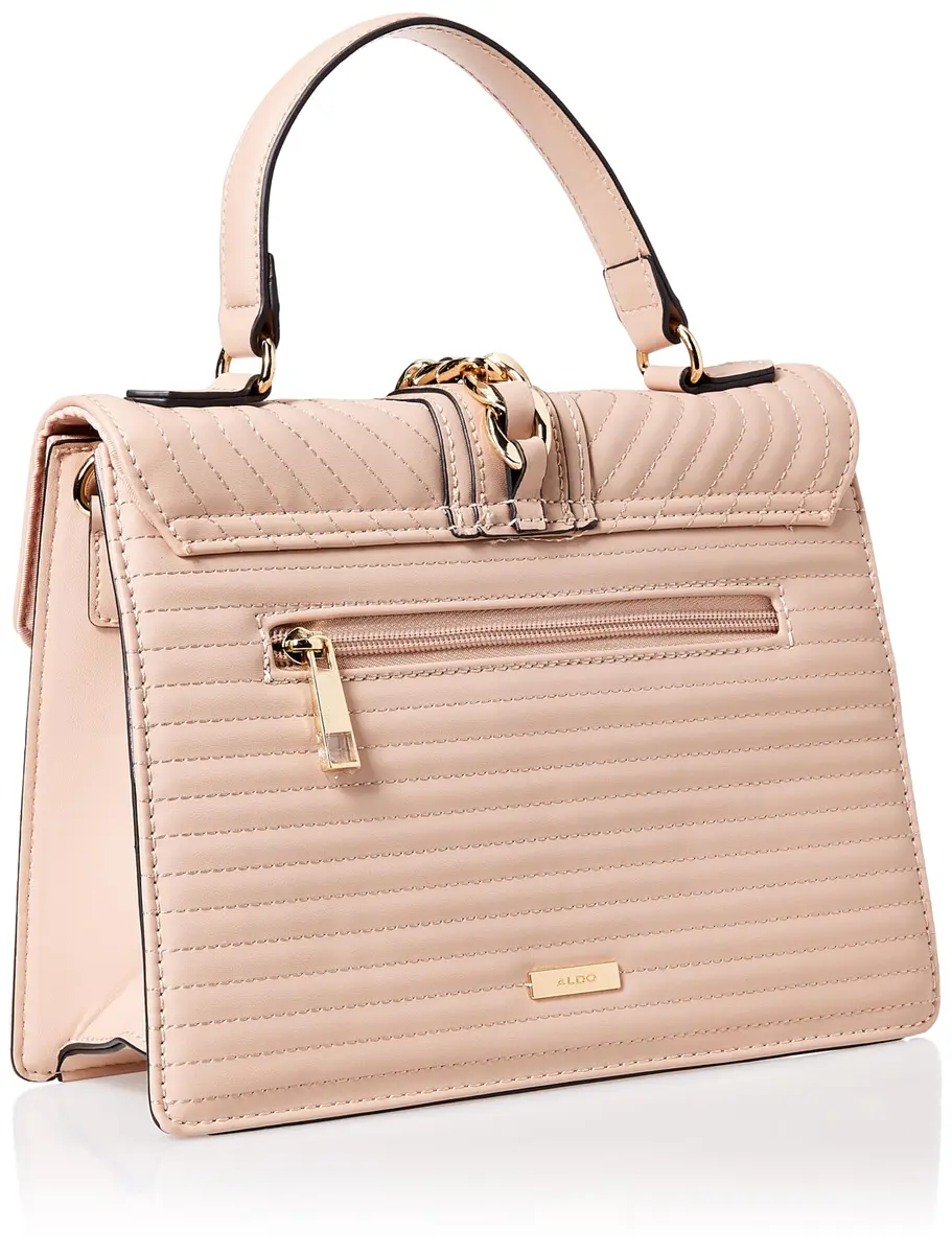 ALDO Women's Jerilini Top Handle Bag Natural Medium | Stylish Faux Leather Handbag for Daily Use - view 4