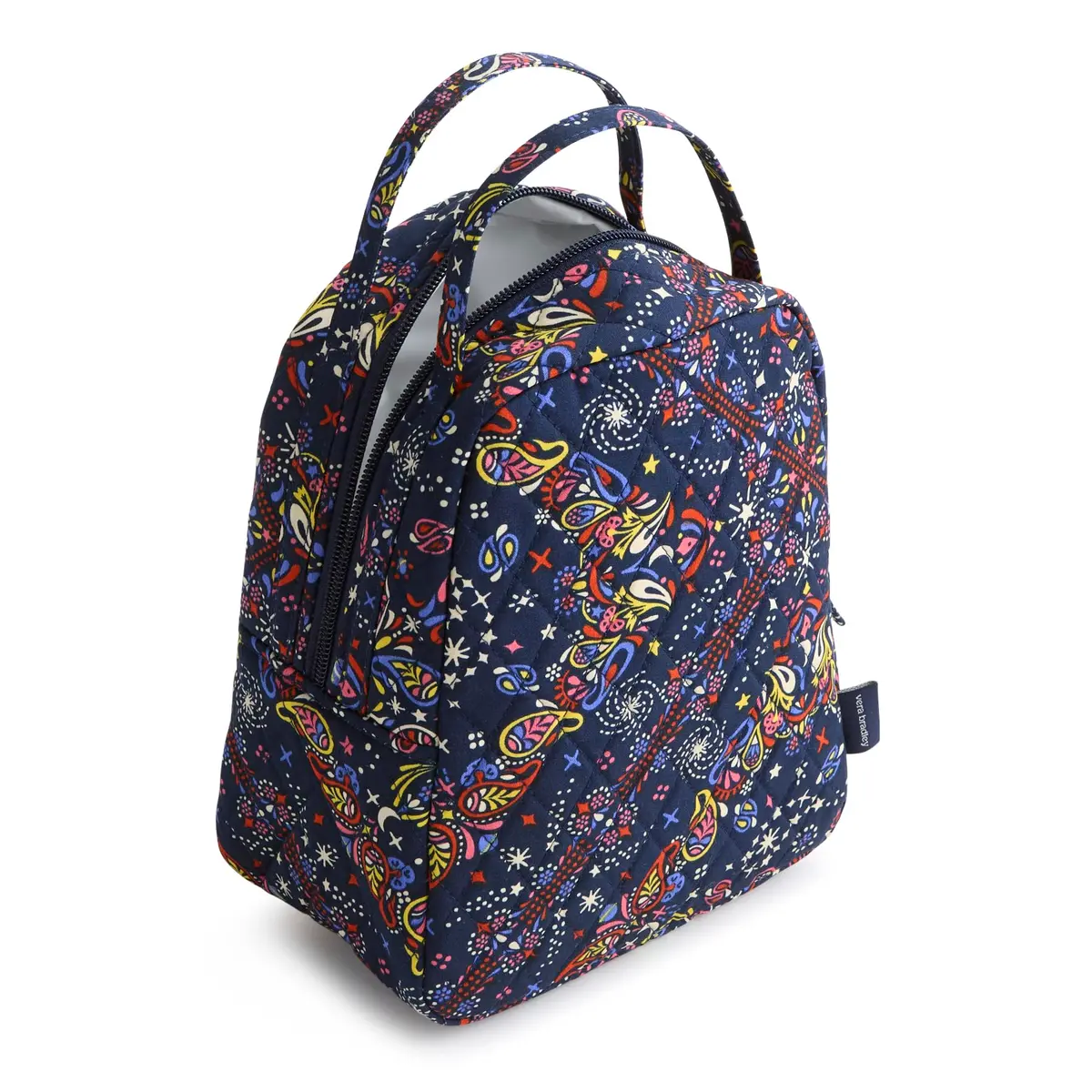 Vera Bradley Premium Cotton Lunch Bag Starry Paisley | Stylish, Insulated, Reusable - view 3