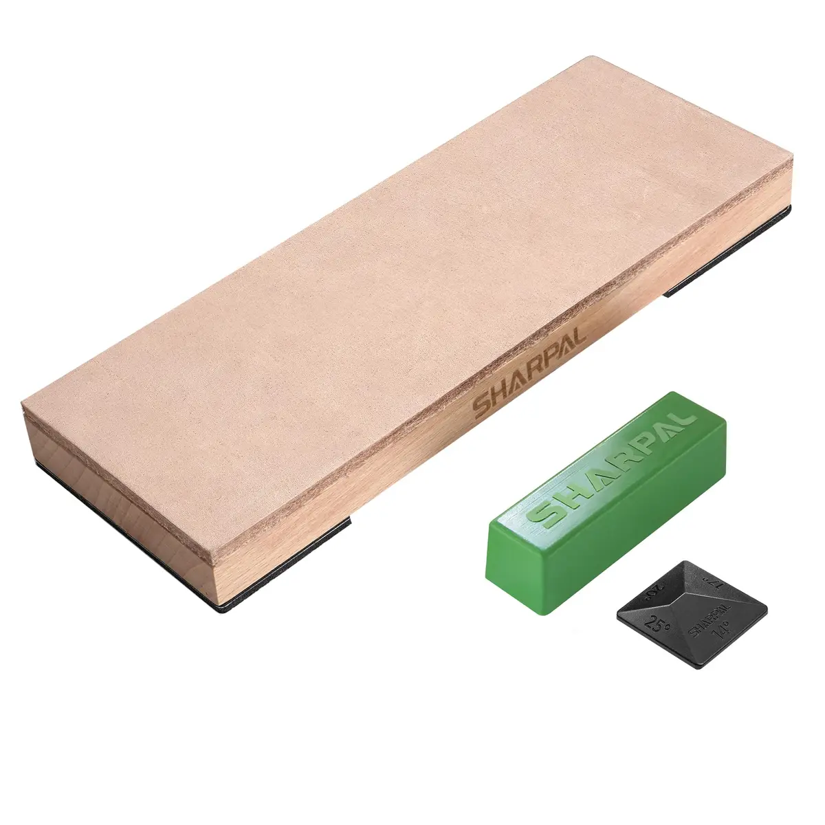 SHARPAL 204N Leather Strop 8" x 3" (20.32cm x 7.62cm) Kit | Genuine Cowhide for Razor Sharp Edges - main product image