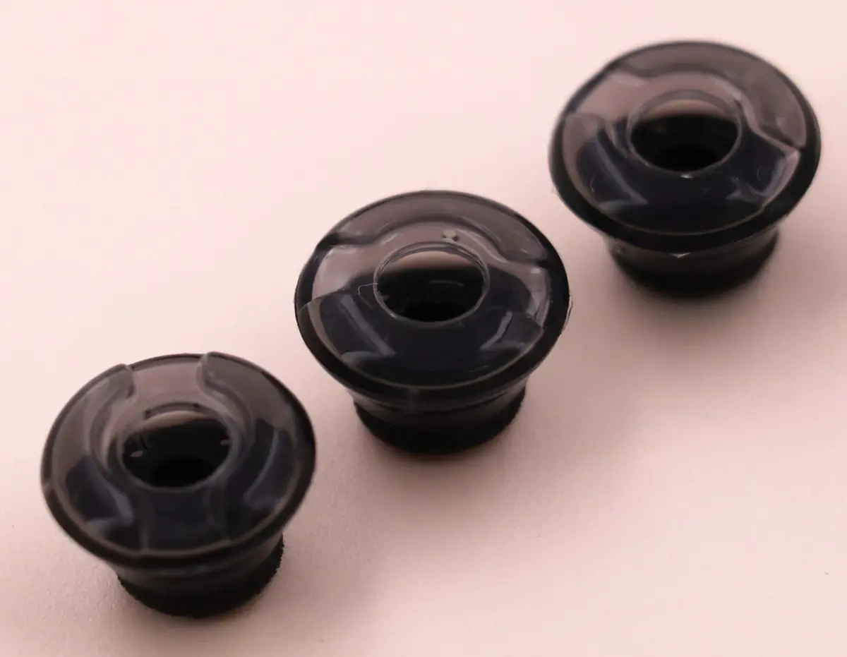 IiEXCEL Replacement Eartips for Plantronics Voyager 5200 & Legend, Small Gray (3 Pairs) - view 6