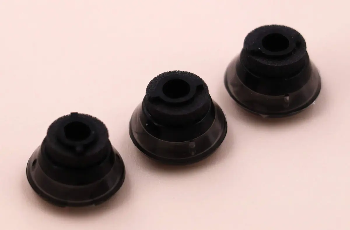 IiEXCEL Replacement Eartips for Plantronics Voyager 5200 & Legend, Small Gray (3 Pairs) - view 7