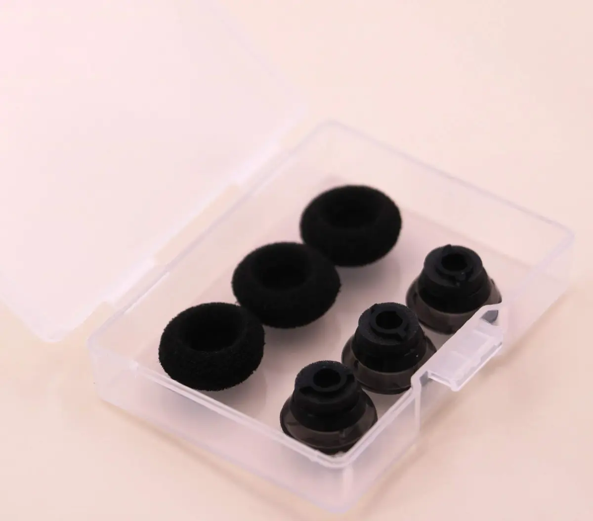 IiEXCEL Replacement Eartips for Plantronics Voyager 5200 & Legend, Small Gray (3 Pairs) - view 2