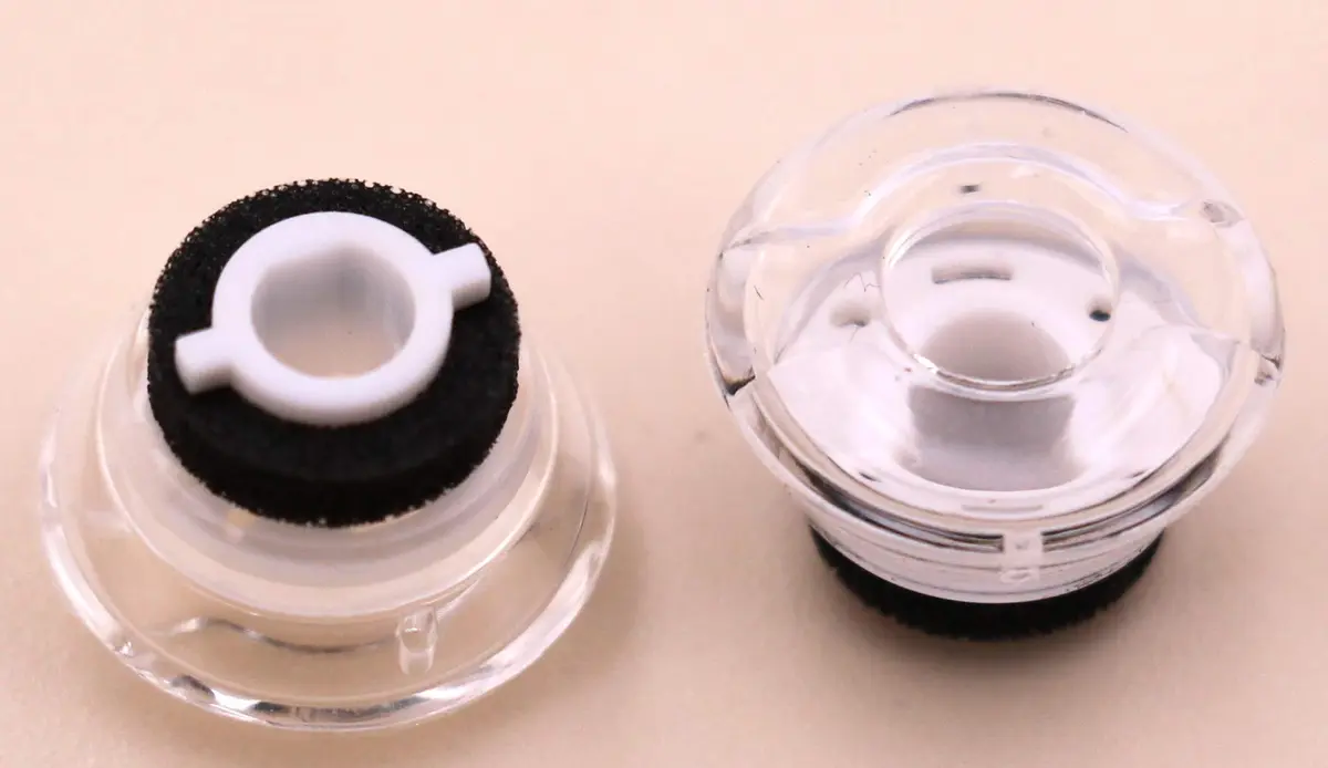 IiEXCEL Clear Silicone Eartip Kit for Plantronics Voyager Legend & 5200 Headsets, Small Size (3 Pairs) - view 2