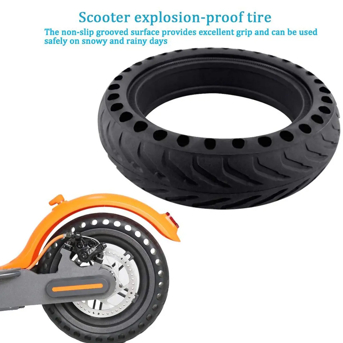 Together-life Solid Tires for Xiaomi M365 & GXL V2 8.5 Inch | Puncture-Proof, Shock-Absorbing - view 6