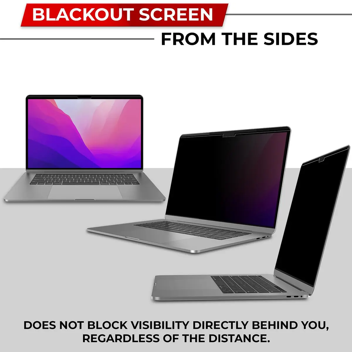 SightPro Magnetic Privacy Screen for MacBook Pro 13 Inch (2016-2022, M1, M2) | Patented Removable Laptop Privacy Filter Shield - view 4