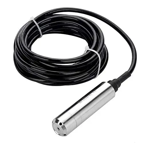 Tangxi DC24V 4-20mA Liquid Level Sensor 0-5m Range | 6m Cable, Steel Probe - main product image