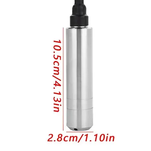 Tangxi DC24V 4-20mA Liquid Level Sensor 0-5m Range | 6m Cable, Steel Probe - view 11