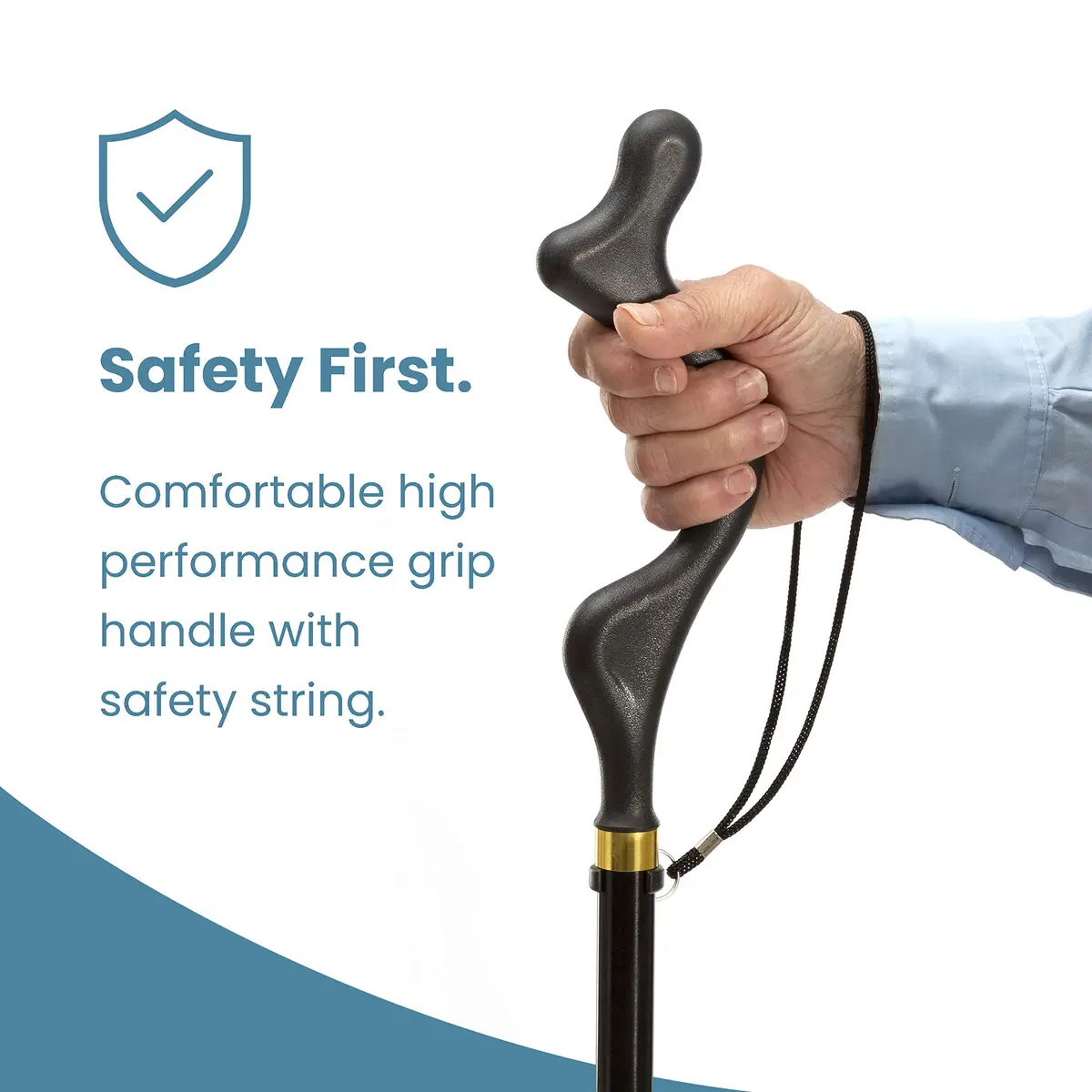 Medical king Walking Cane for Men & Women | Adjustable, Foldable & Slip-Resistant - view 6