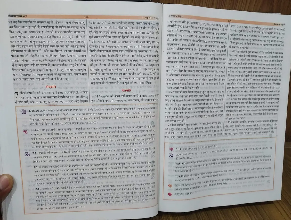 The Study Bible in Hindi Old and New Testament Large Print Edition | Updated 2018-2019 Version - view 5