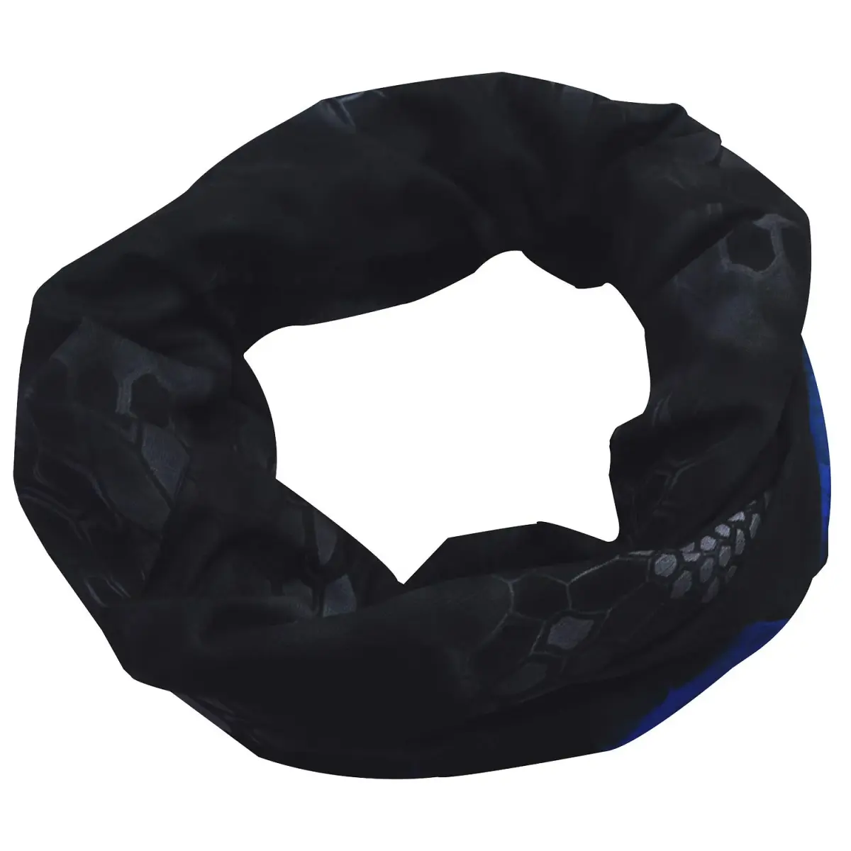 Obacle Skull Face Mask Half for Dust Wind UV Sun Protection Seamless 3D Tube Mask Bandana for Men Women (Skull Light Blue Rock Melt) - view 3