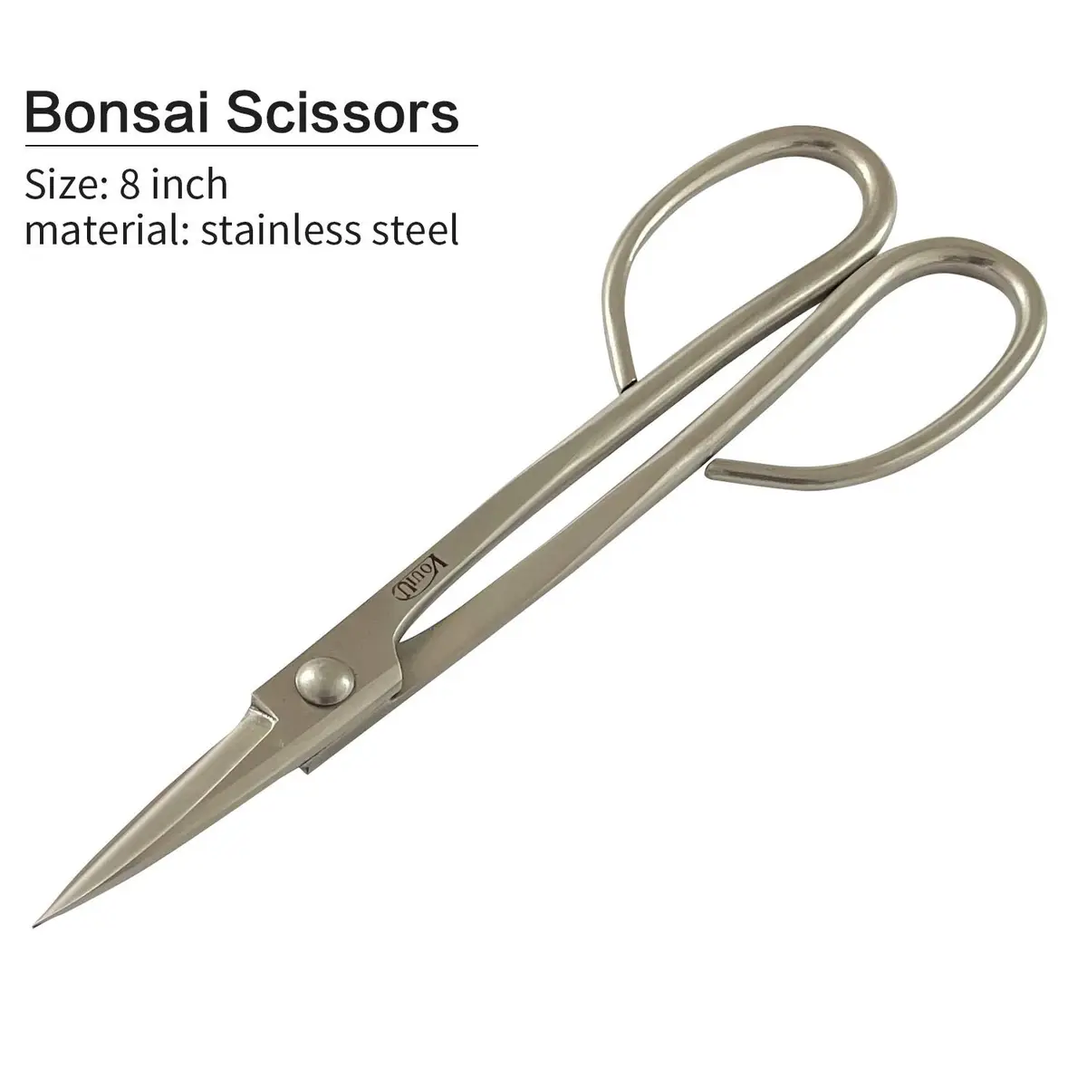 VOUIU 4-Piece Bonsai Tool Set: 8-inch Concave Cutter, Knob Cutter, Trunk Splitter & Scissors | Stainless Steel Blades - view 2