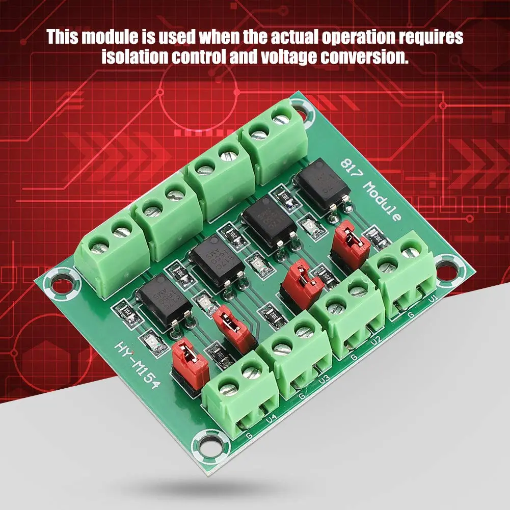 Zopsc 3V/5V to 3.6V/24V 4 Channel Voltage Converter Isolated Board | Strong Anti-Interference - view 6