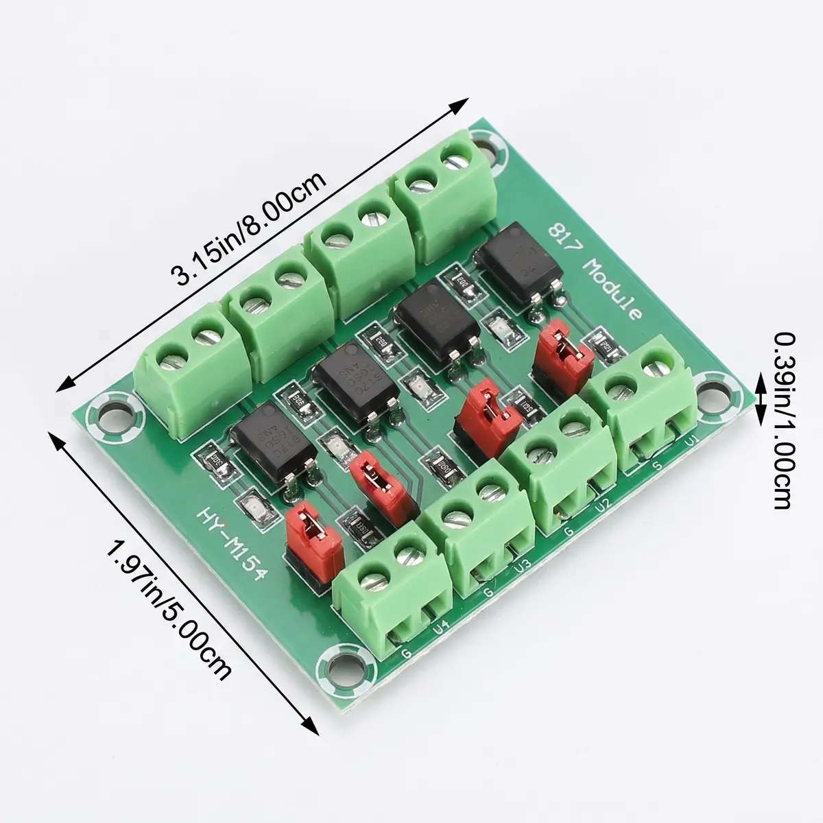 Zopsc 3V/5V to 3.6V/24V 4 Channel Voltage Converter Isolated Board | Strong Anti-Interference - view 7
