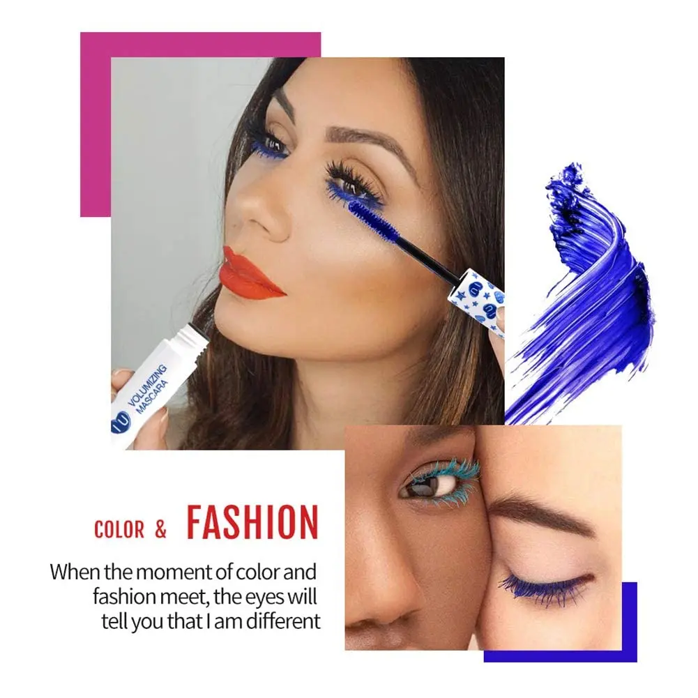 MAEPEOR Colored Mascara Set 7 Pack 0.35 Oz | Waterproof & Smudgeproof, Vegan, Hypoallergenic (70-120 chars) - view 5