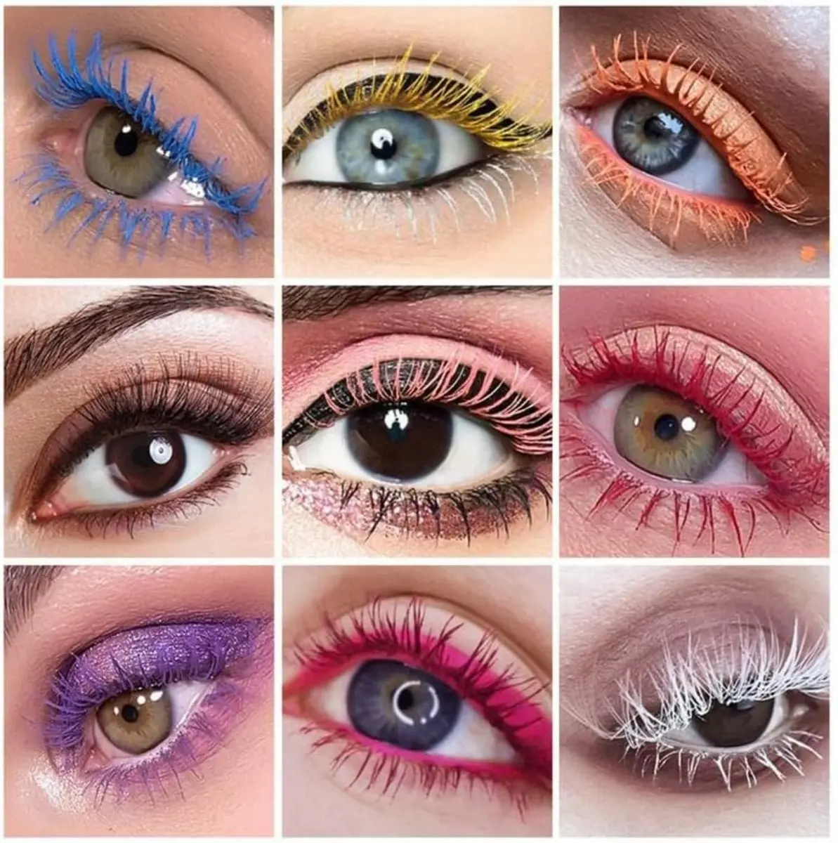 MAEPEOR Colored Mascara Set 7 Pack 0.35 Oz | Waterproof & Smudgeproof, Vegan, Hypoallergenic (70-120 chars) - view 8