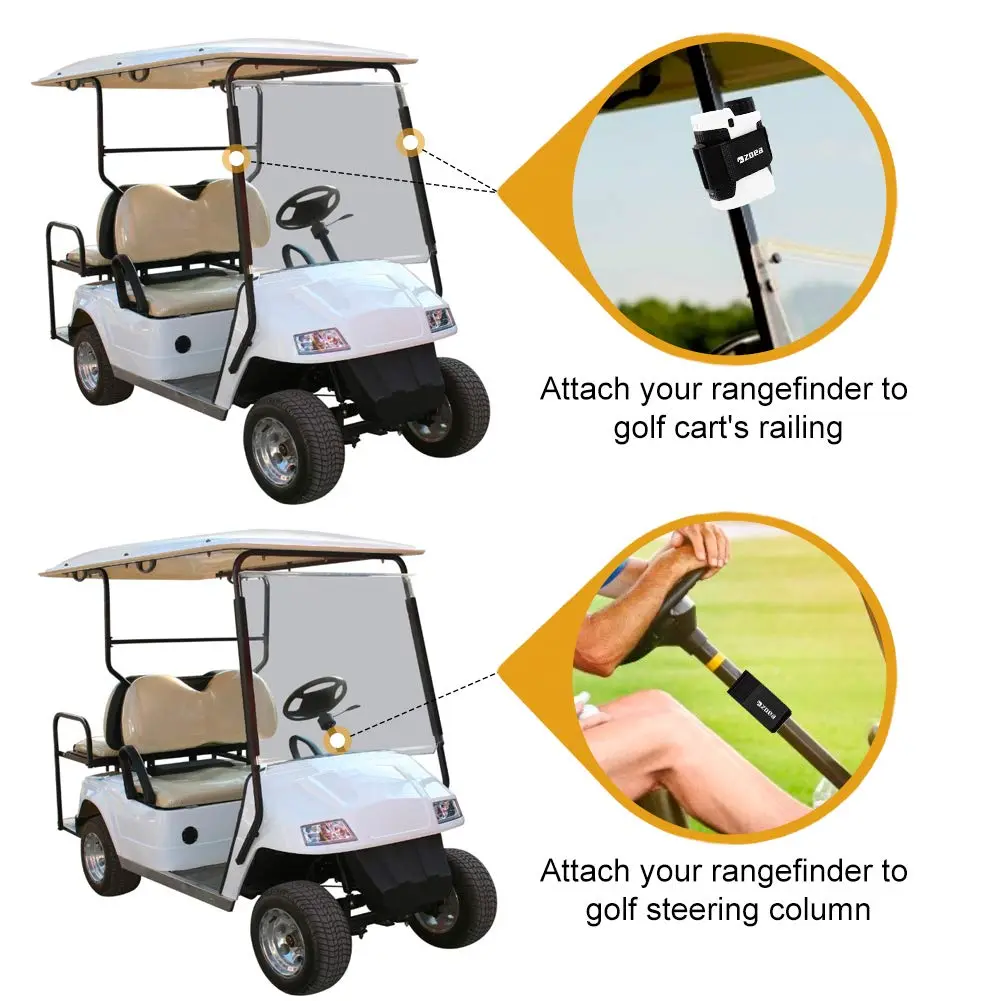 ZOEA Magnetic Rangefinder Mount Strap for Golf Cart Railing | Adjustable, Strong Magnet, Fits Most Rangefinders (1.5) - view 5
