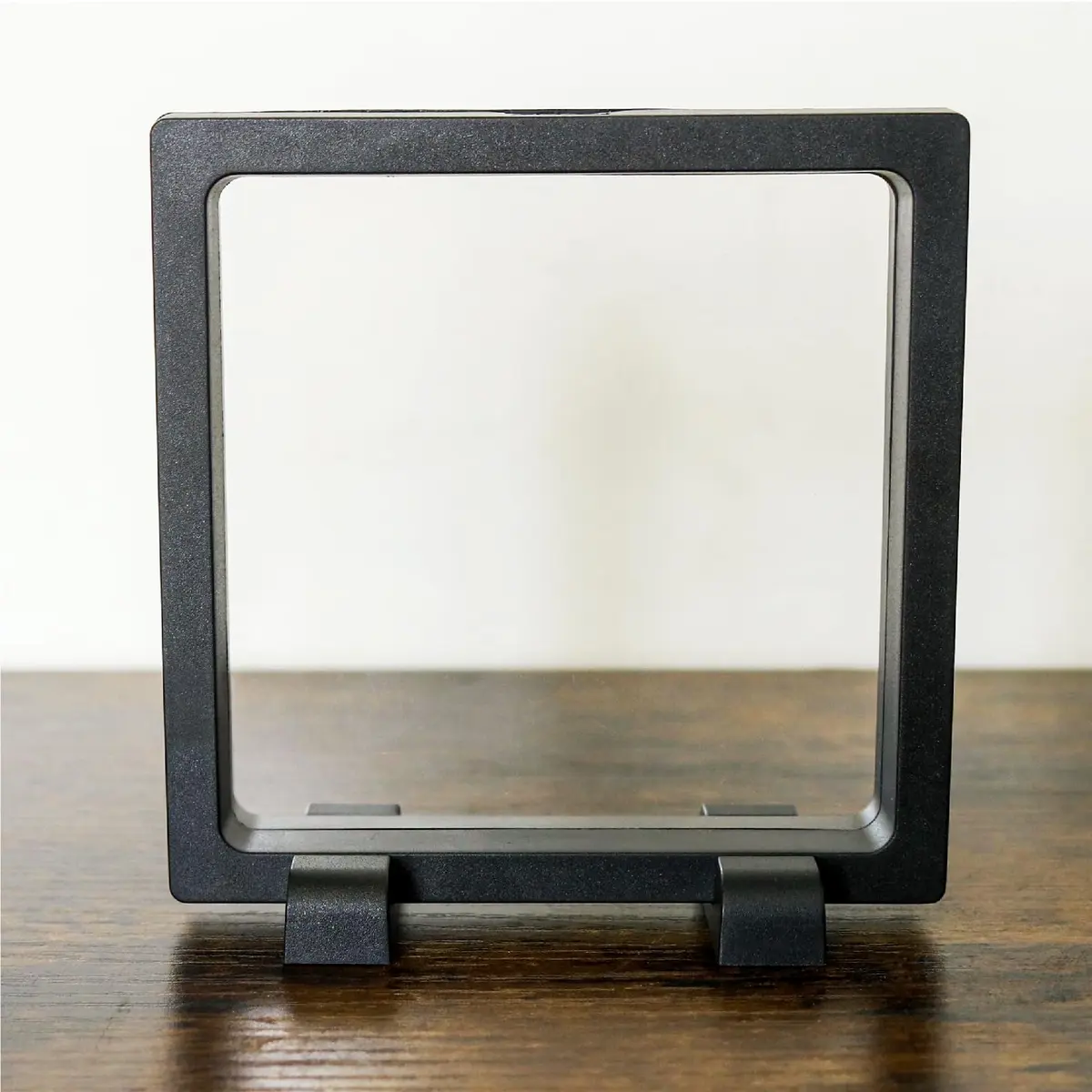 HillSpring Challenge Coins Display Frame, Black 4.3"x4.3"x0.8" | Floating Shadow Box for Medals & Jewelry - view 2