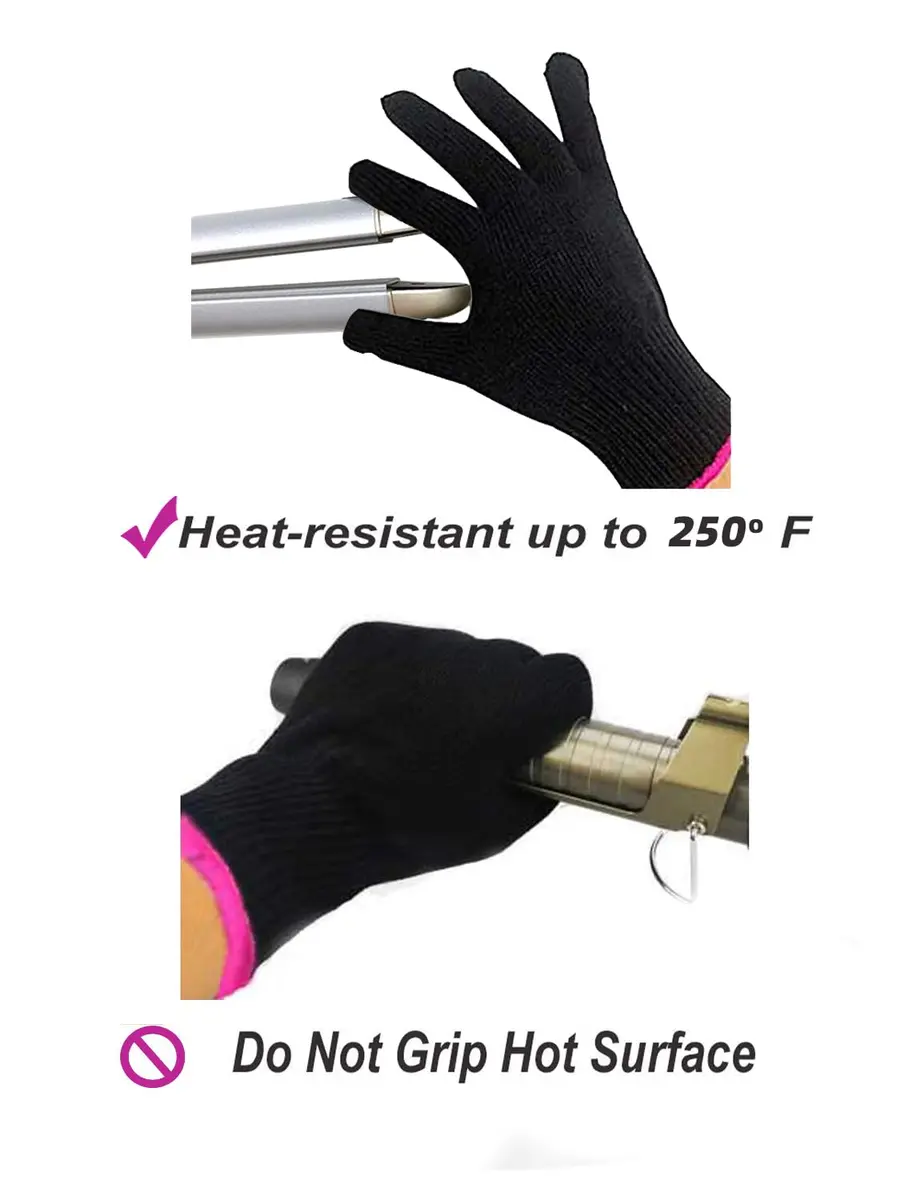 AFT90 Heat Resistant Hair Styling Glove 22cm (8.7in) | Protects Hands from Hot Tools - view 3