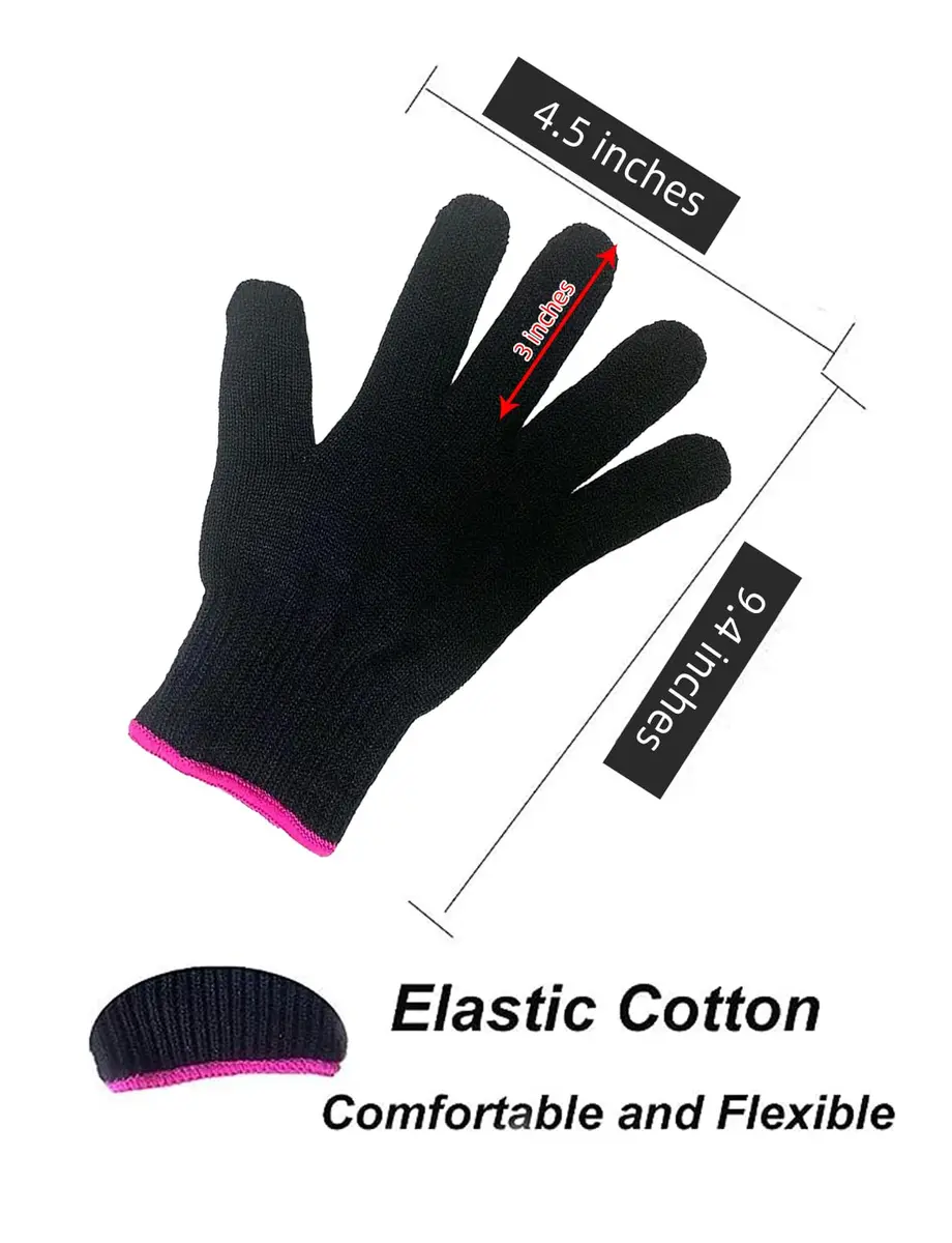 AFT90 Heat Resistant Hair Styling Glove 22cm (8.7in) | Protects Hands from Hot Tools - view 4