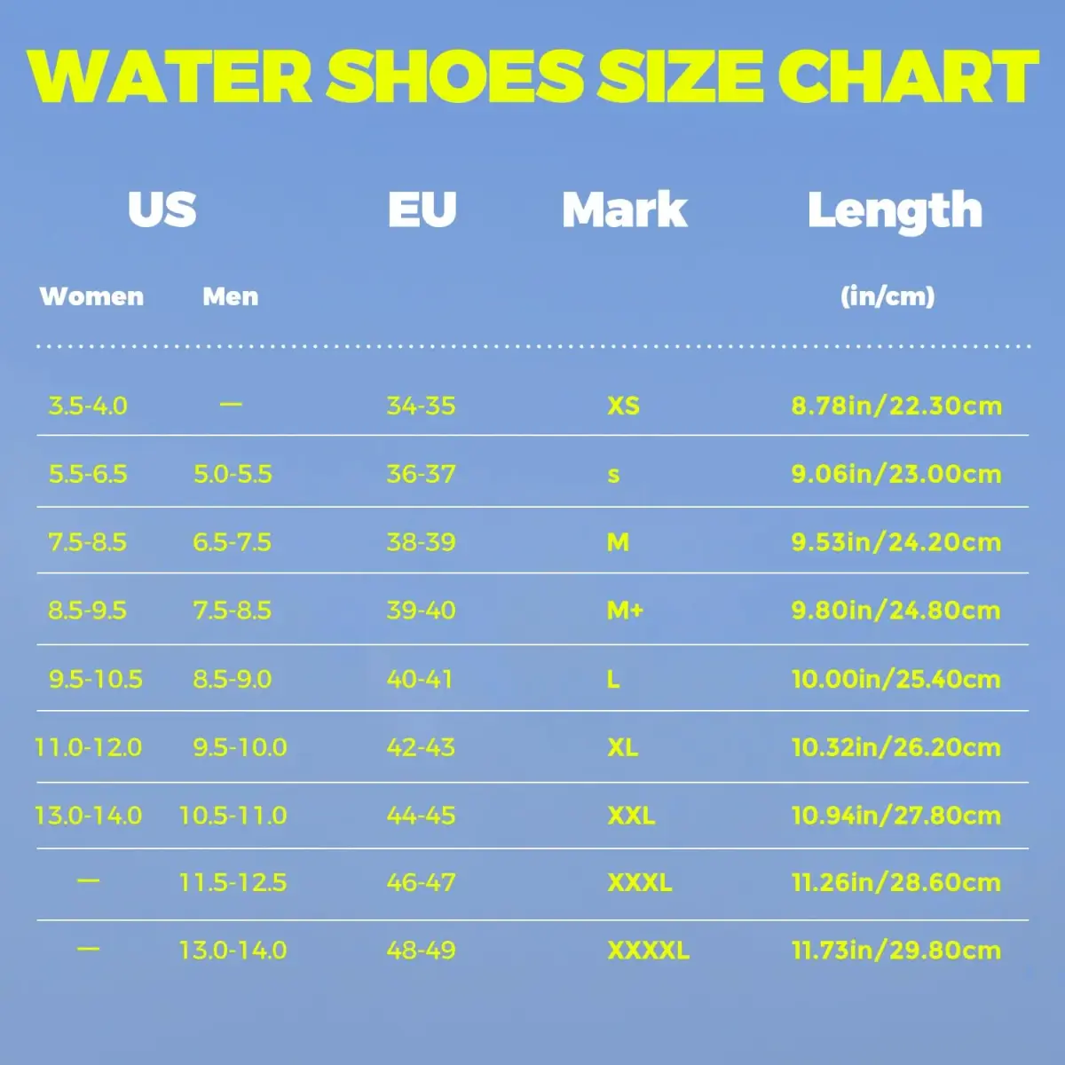 JOTO Water Shoes for Women & Men, Quick-Dry Breathable Aqua Socks with Non-Slip Rubber Sole | Size 7.5-8.5 Women/6.5-7.5 Men - view 7