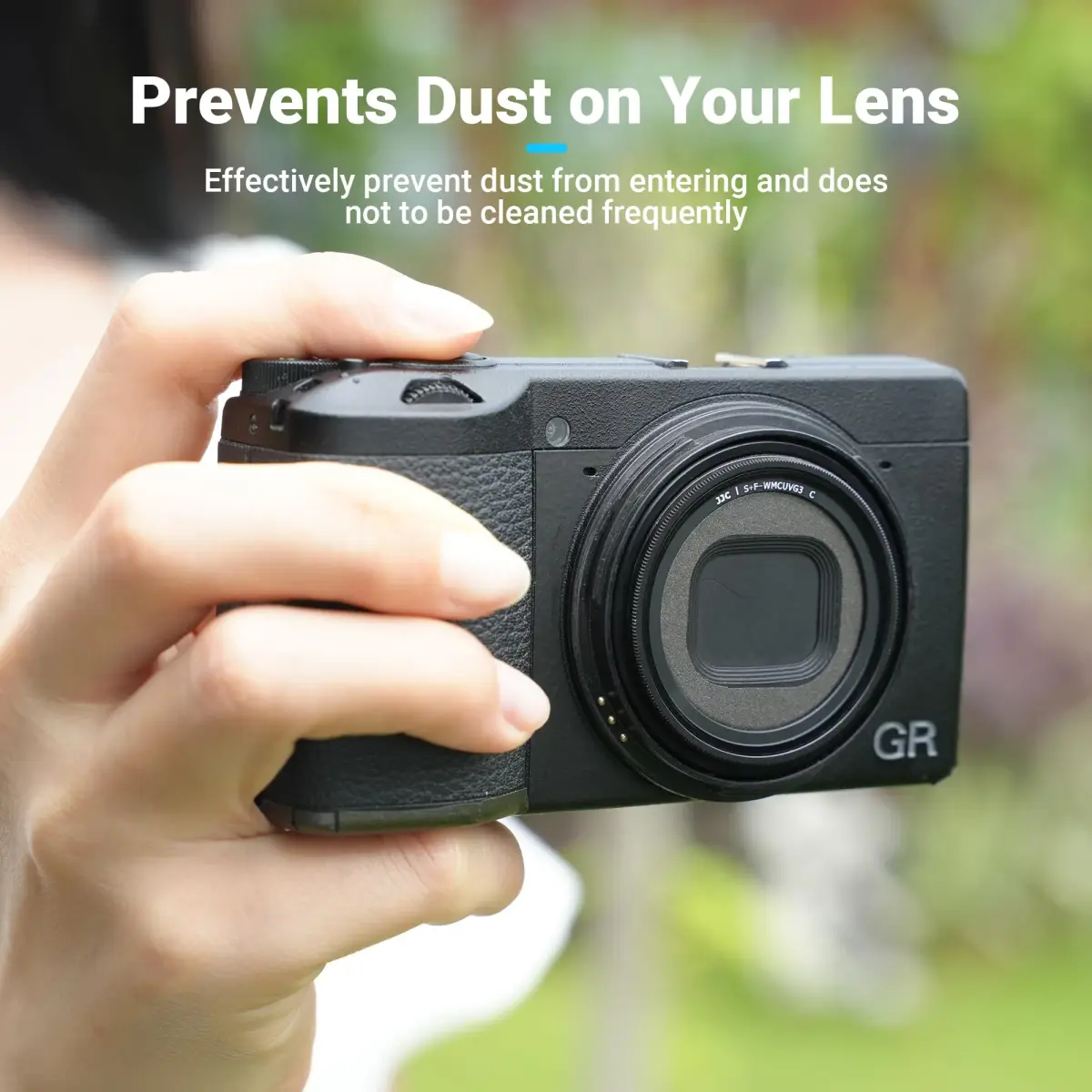JJC UV Protective Filter for Ricoh GR IIIx, GR III, GR III HDF, GR IIIx HDF, GR II Cameras | 43mm Lens Filter with 38-Layer Multi-Coating - view 5