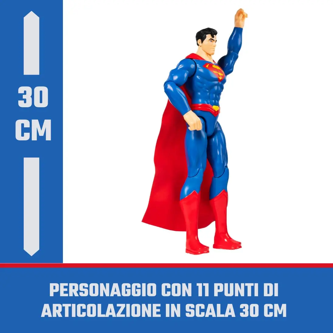 DC Comics Superman Action Figure 12-Inch | Comic Styling, Articulation & Collectible Toy for Kids & Fans - view 3
