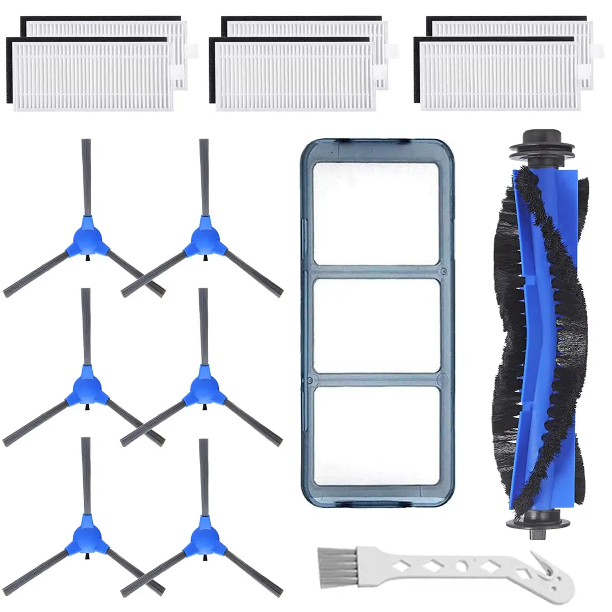 LesinaVac Replacement Parts Kit for RoboVac 11S, 30, 30C, 15C, 12, 35C | Filters & Brushes for Eufy RoboVac - main product image