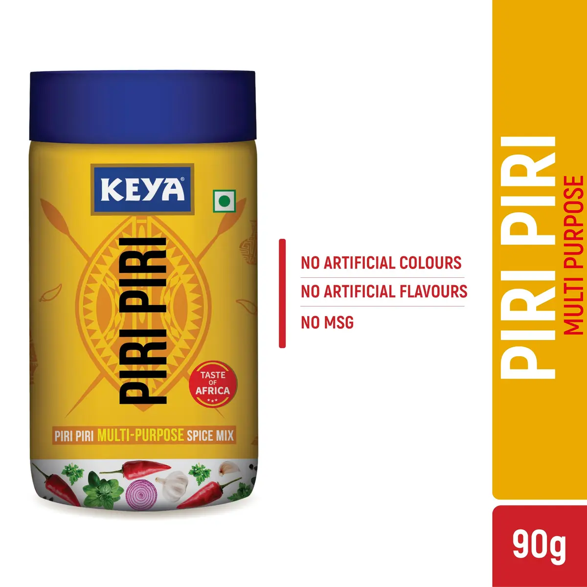 Keya Pizza Oregano (70g) & Piri Piri Seasoning (85g) Combo Pack | Italian & Tangy Flavor Boost - view 9
