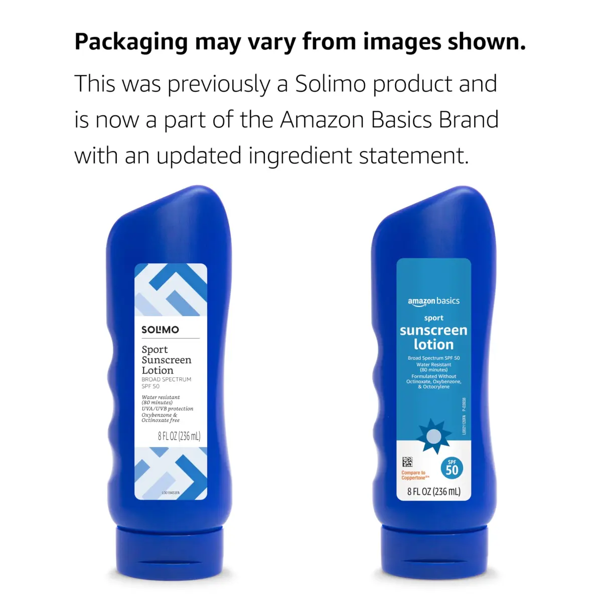 Solimo Sport Sunscreen Lotion SPF 50, 237ml (8 Fl Oz) | Broad Spectrum UVA/UVB Protection - view 2