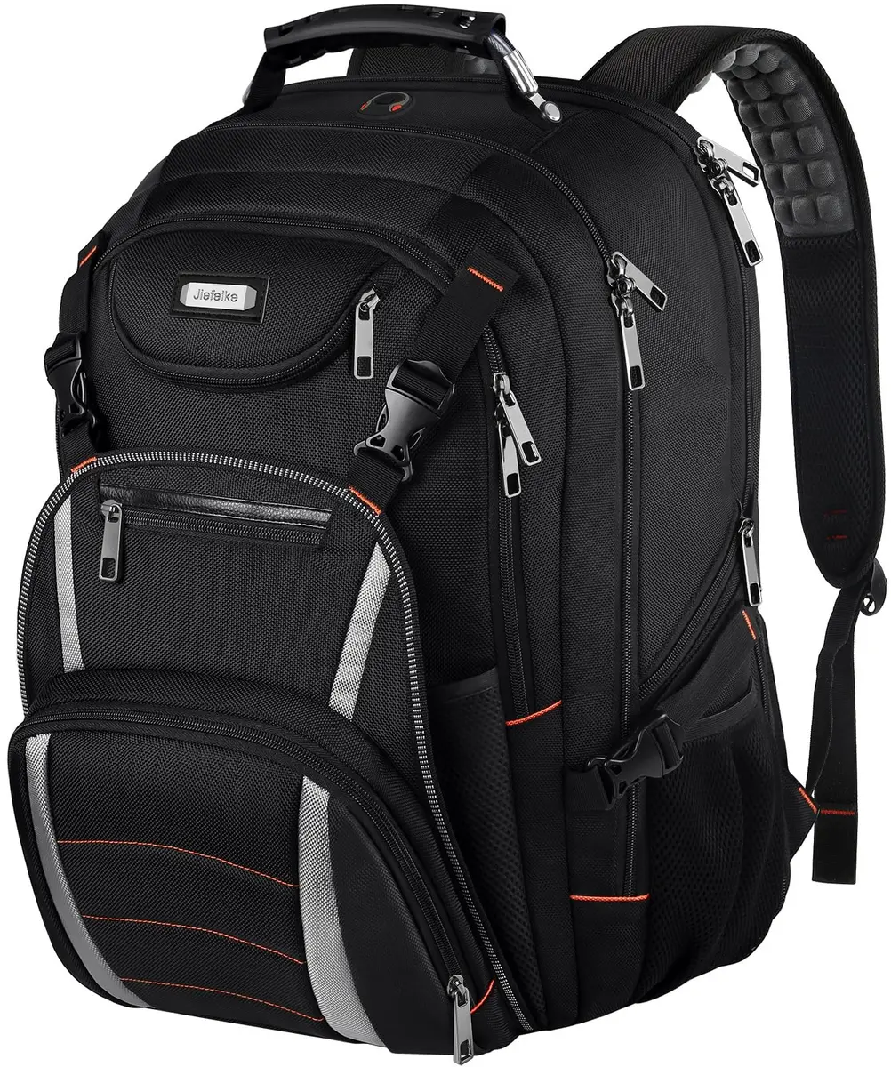 YALIXIAN 18.4 Inch Extra Large Laptop Backpack 55L (46.5cm x 41.0cm x 25.5cm) | TSA Friendly Water Resistant Computer Bag for Men Women - main product image