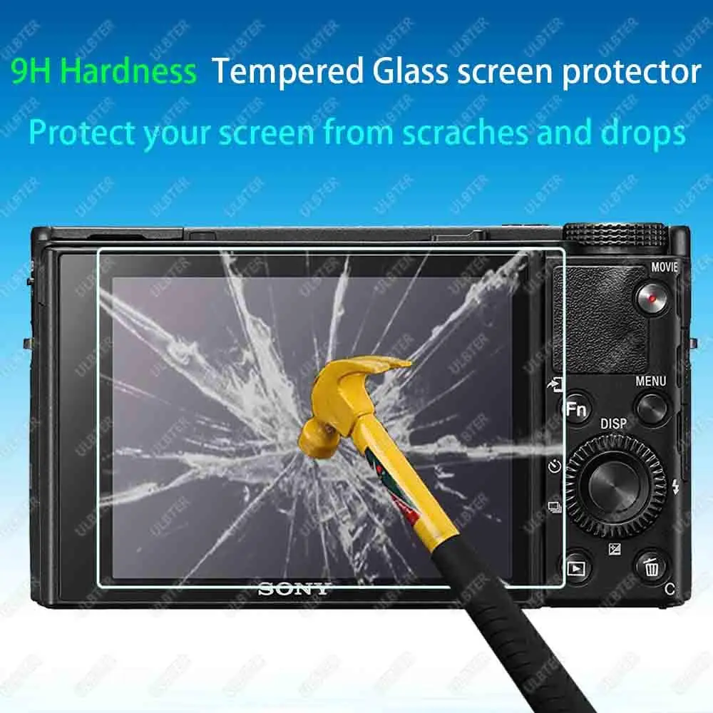ULBTER 9H Tempered Glass Screen Protector for Sony RX100 VII VI V IV III II I M7 LCD | 3-Pack Anti-Bubble Anti-Scratch - view 3