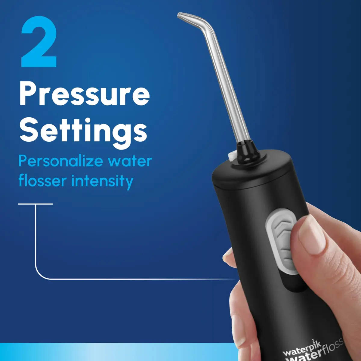 Waterpik Cordless Express Water Flosser WF-02 Black | ADA Accepted, Battery Operated, Waterproof - view 6