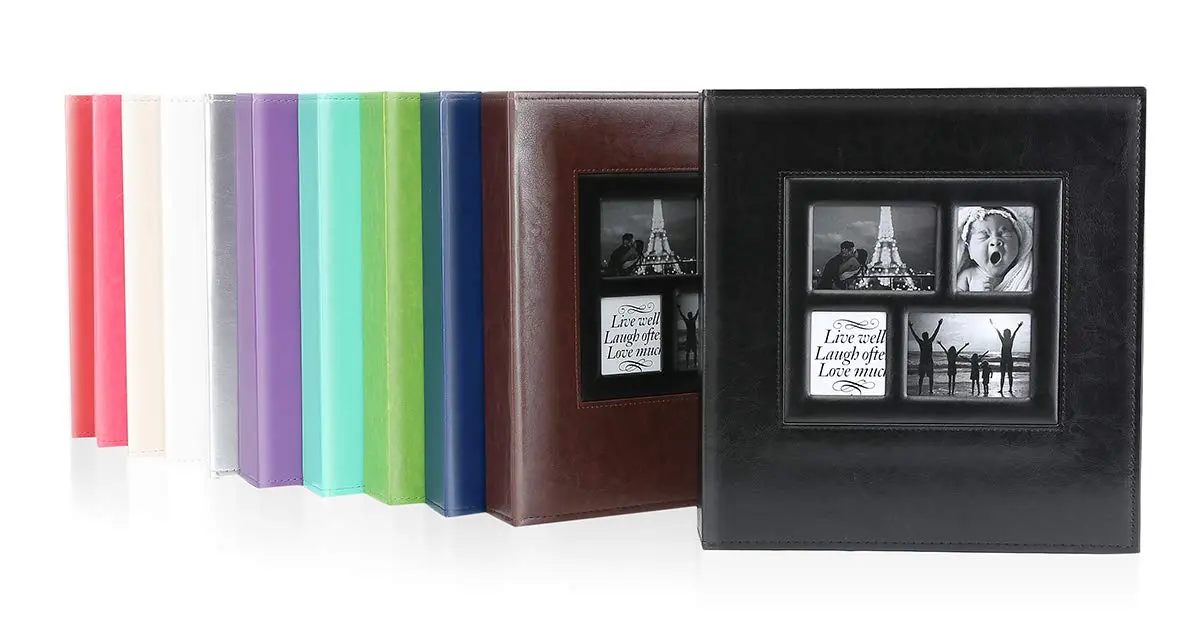 Ywlake Photo Album 4x6 500 Pockets | Extra Large Capacity Family Wedding Album with Brown Leather Cover - view 8