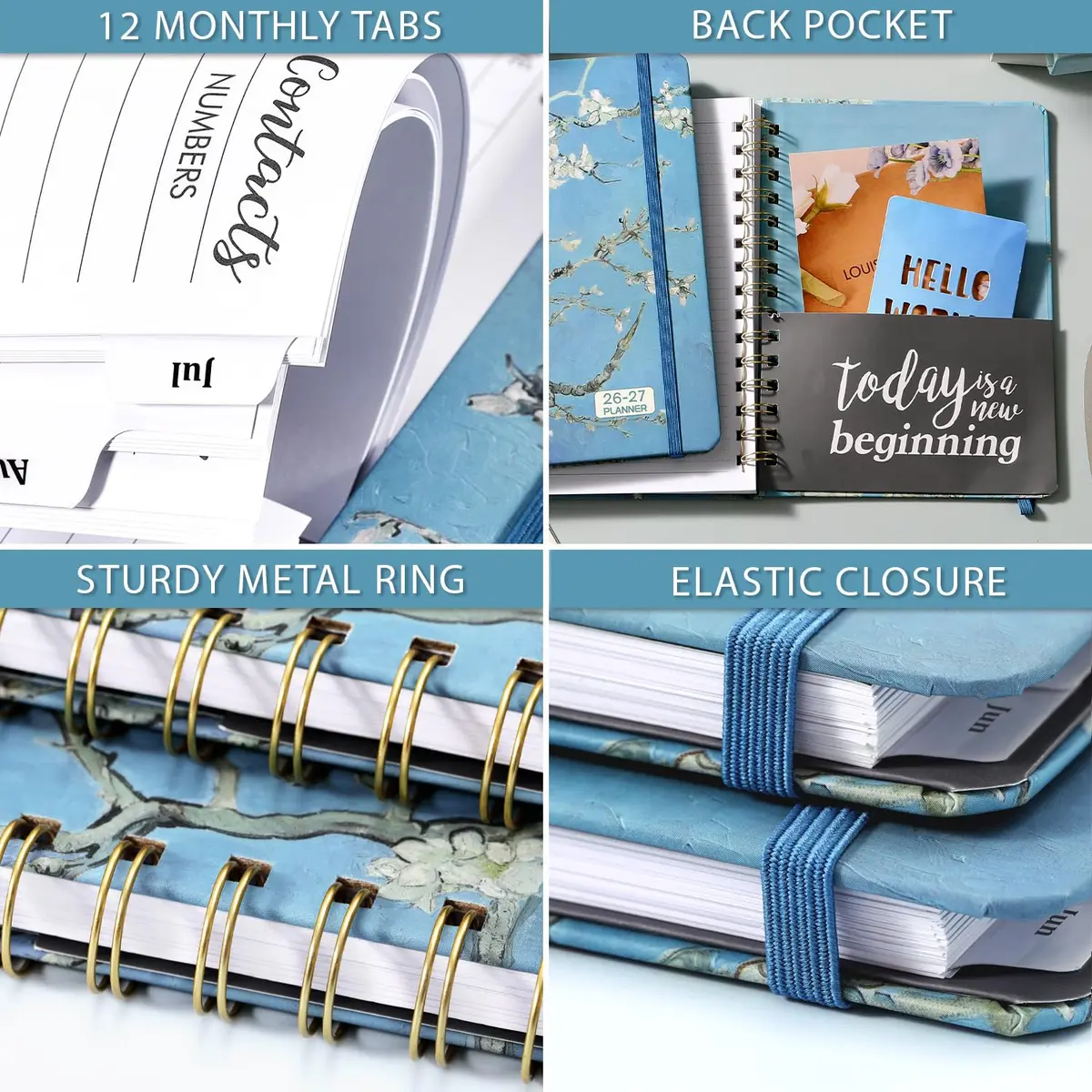 MaaIbok Academic Planner 2026-2027 | July 2026 - June 2027 | 8.5" x 6.4" Hardcover Daily Organizer - view 6