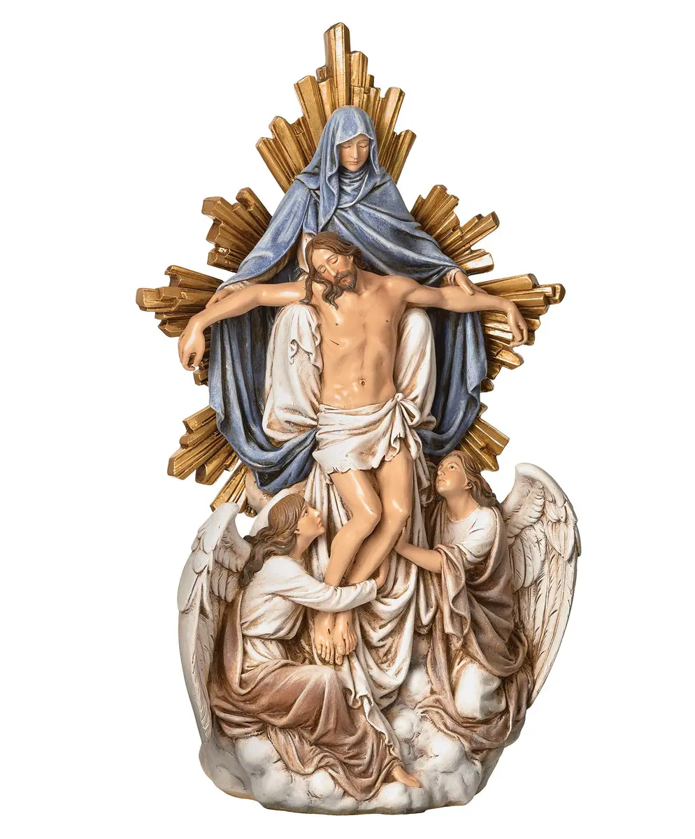 Joseph's Studio Roman Angel with Christ Figurine 13.25-inch | Religious Decor for Home & Office - main product image