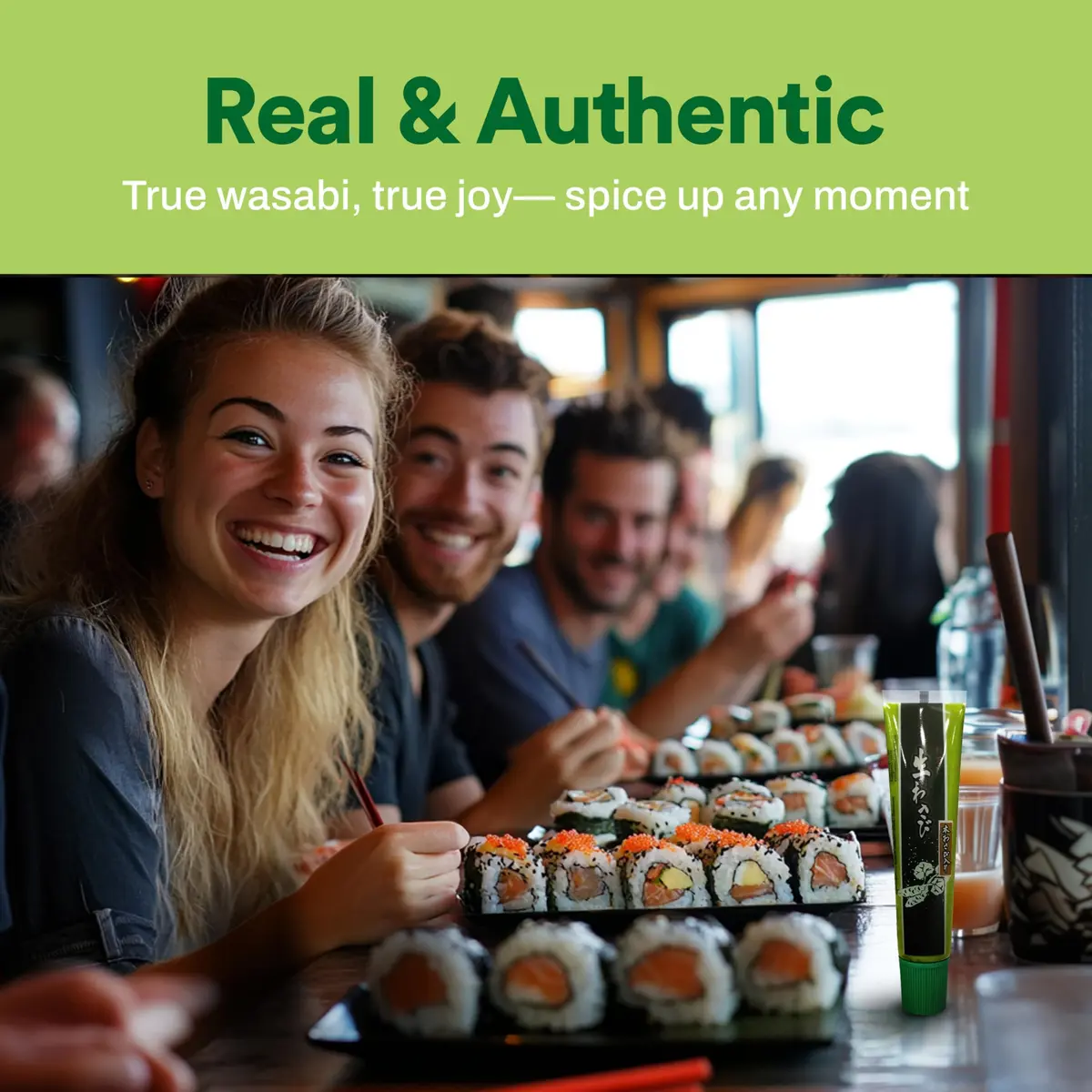 WASABI-O Real Wasabi Paste, Mild Heat | Authentic Japanese Wasabi Root, Squeeze Tube - view 4