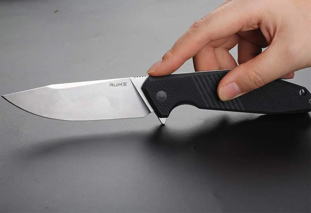 Ruike Folding Pocket Knife,Frame Lock,8Cr13mov Steel,8.62in | Tactical Camping EDC Tool for Men & Dad - view 8