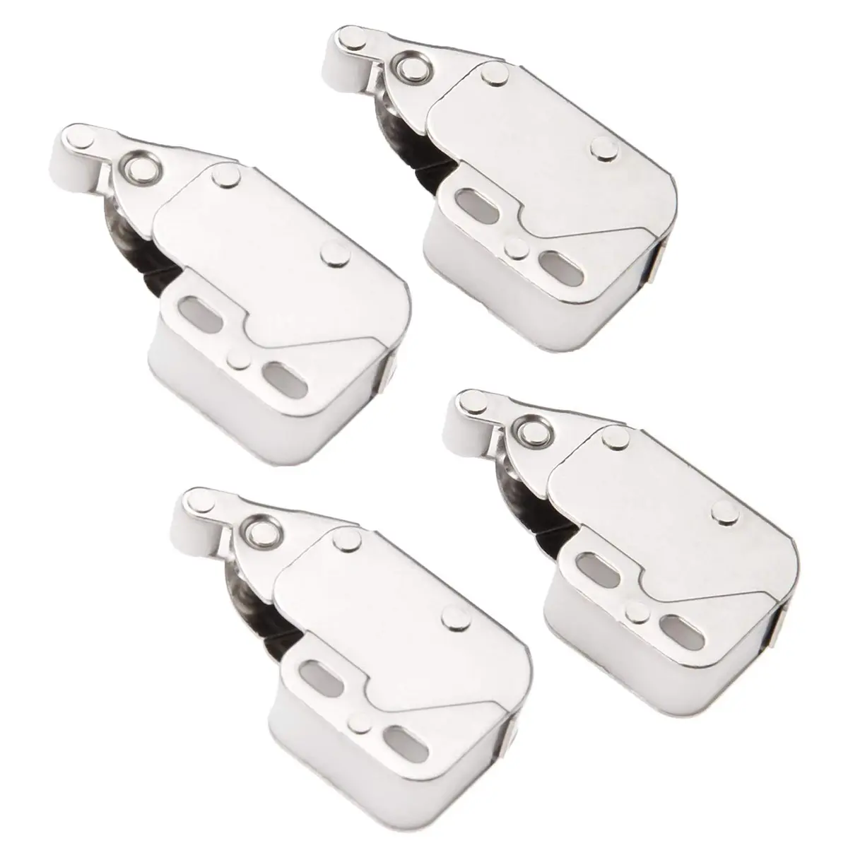 Auto-plaza Spring Loaded Mini Tip Push Catch Lock Set for Cupboard Doors | Caravan & Home Use - main product image