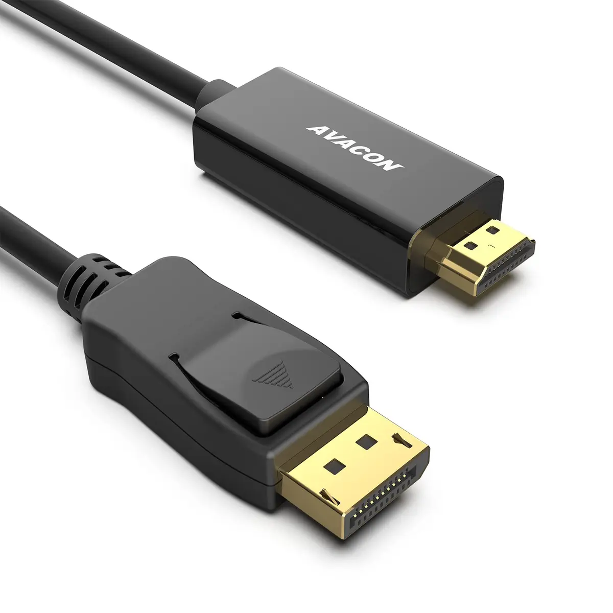 AVACON 4K DisplayPort to HDMI 10 Feet Cable | Uni-Directional DP 1.2 to HDMI 1.4 Gold Plated - main product image