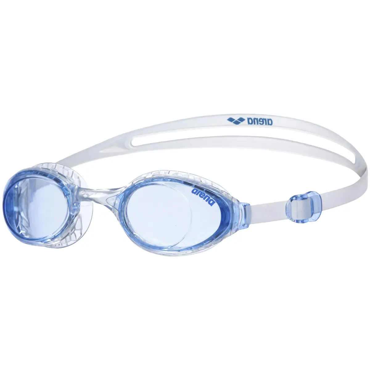 ARENA Unisex Adult Air-Soft Anti-Fog Swim Goggles for Men and Women | Superior Comfort & Air Seals Technology, Blue/Clear - main product image
