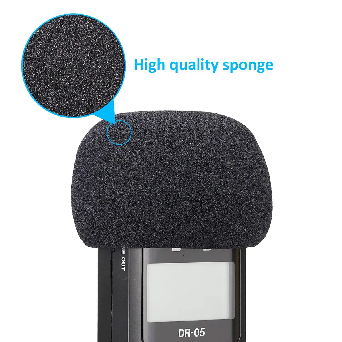 YOUSHARES Foam Windscreen for Tascam DR-05 & DR-05X | Wind Noise Blocker - view 5